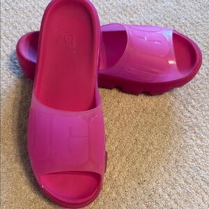 UGG Pink Casual Slide Sandals